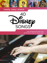 Really Easy Piano: 40 Disney Songs piano sheet music cover